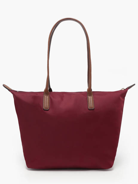 Schoudertas A4 Formaat Popette Nylon Tommy hilfiger Rood popette AW17711 ander zicht 4